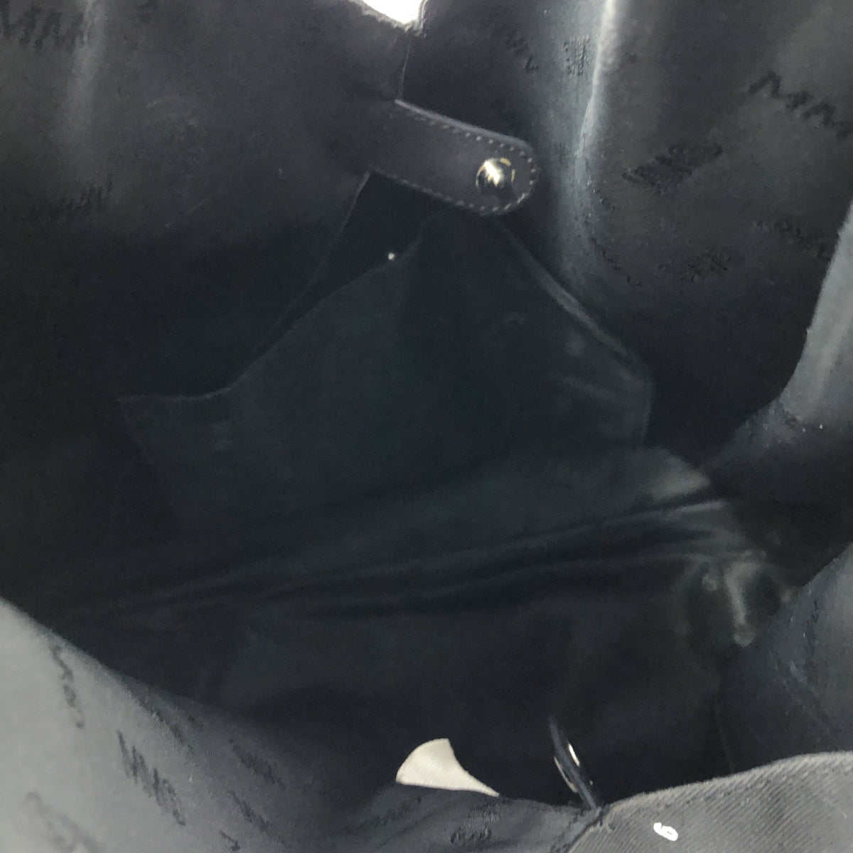 MM6 Maison Margiela | 2022 | 日本印花皮革Logo手柄托特包 | 全襯裡 | UNI | 女士