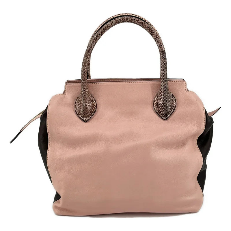 EMILIO PUCCI / エミリオプッチ | レザー パイソンハンドル バッグ |