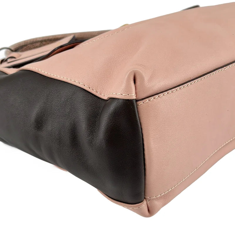 EMILIO PUCCI / エミリオプッチ | レザー パイソンハンドル バッグ |