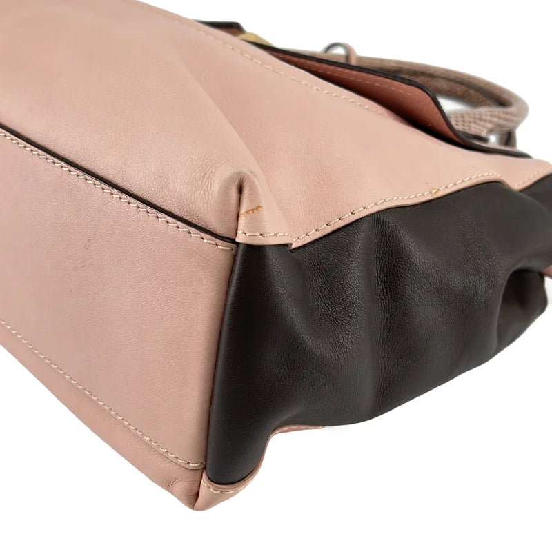 EMILIO PUCCI / エミリオプッチ | レザー パイソンハンドル バッグ |