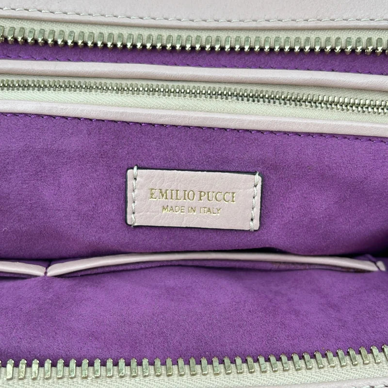 EMILIO PUCCI / エミリオプッチ | レザー パイソンハンドル バッグ |