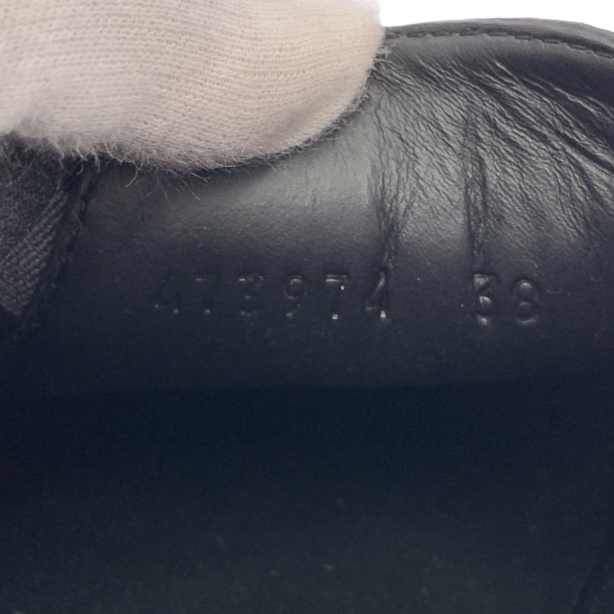 GUCCI / グッチ | レザー スリッポン スニーカー | 38 | ブラック | レディース