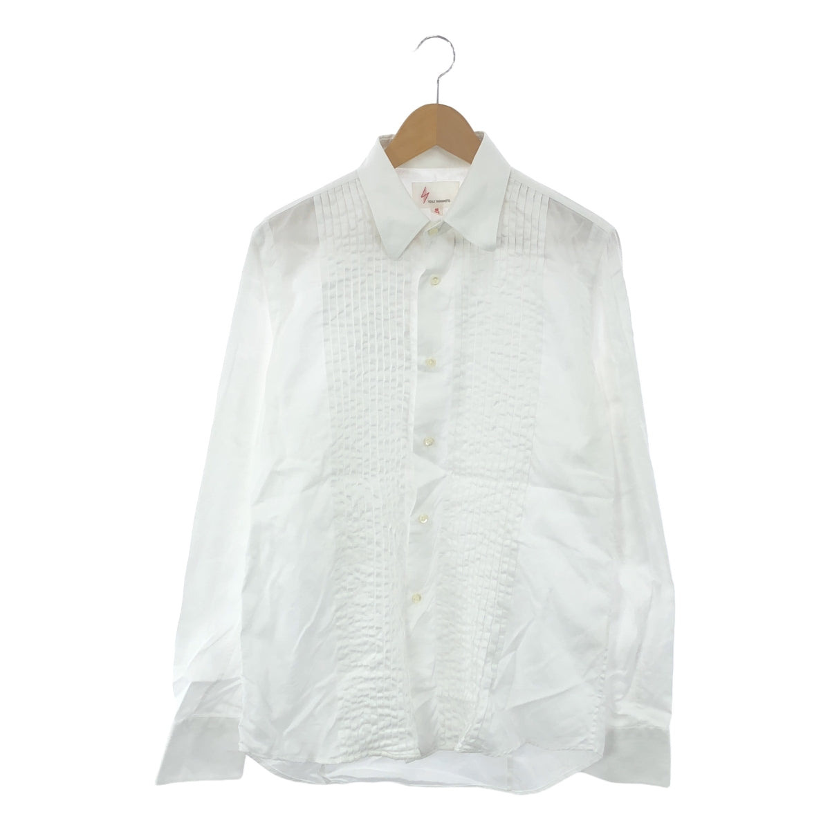 YOHJI YAMAMOTO | Pintuck Pleated Dress Shirt | 40 (15 1/2) | Men's