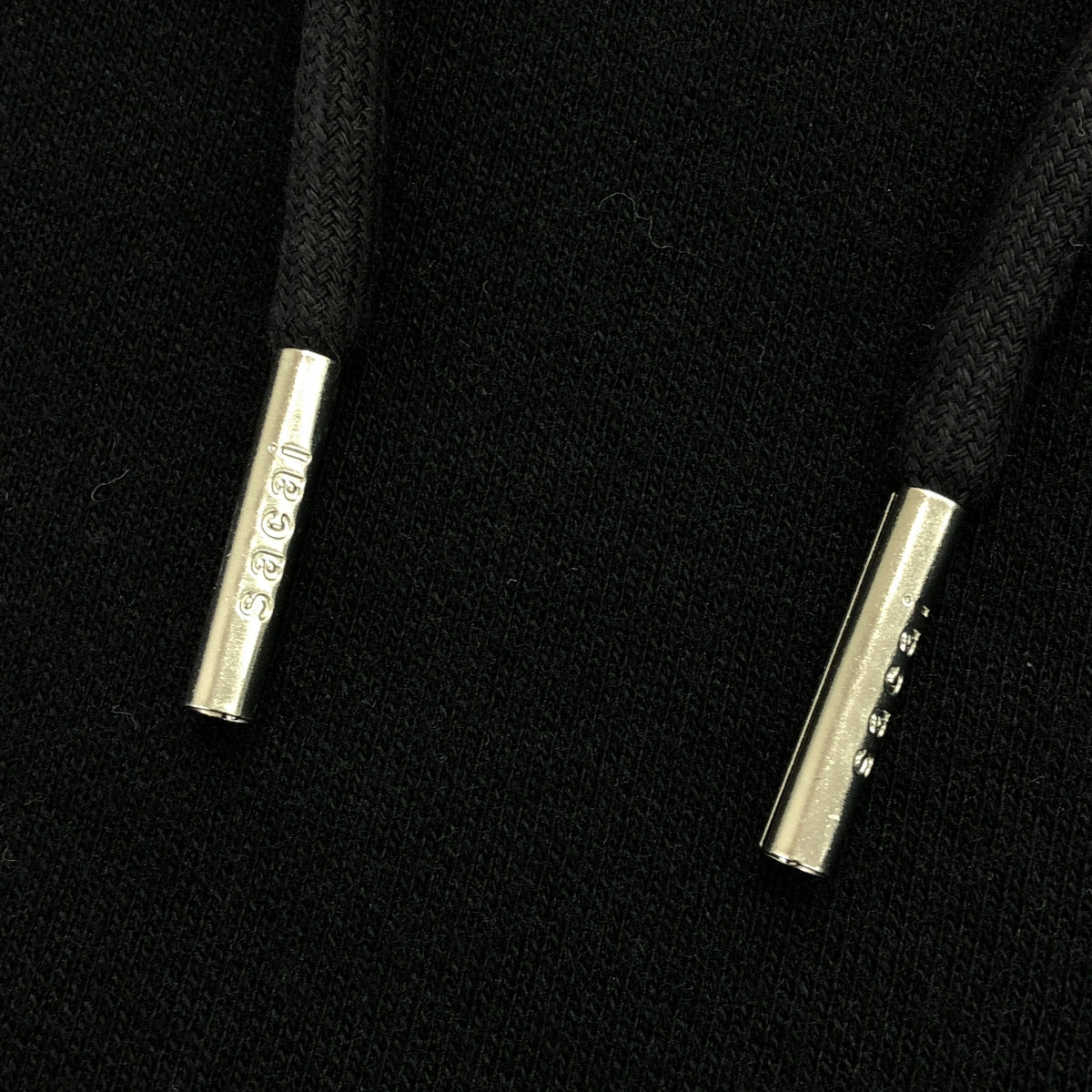 薩卡伊 | 2024SS |海綿汗水連帽衫 |雙色連帽衫 | 1 |海軍藍/黑色|男士