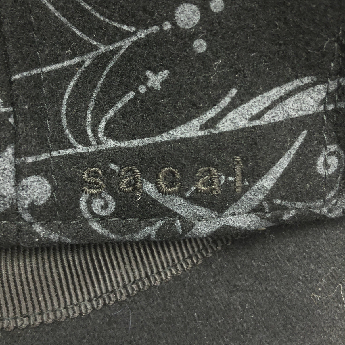 sacai / サカイ | 2020AW | × DR. WOO  BANDANA CAP / ロゴ キャップ 帽子 / アジャスター調整可 / ユニセックス | 1 | ブラック | メンズ