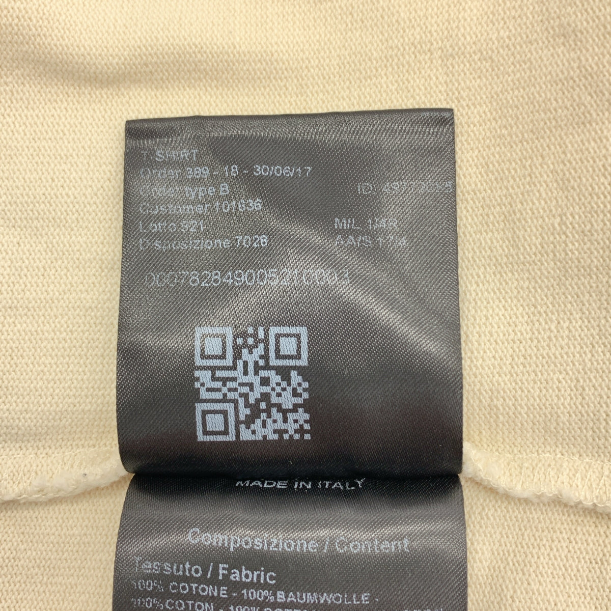 CALVIN KLEIN 205W39NYC / カルバンクライン 205ダブリュー39エヌワイシー | コットン ショルダーライン カットソー | S | メンズ