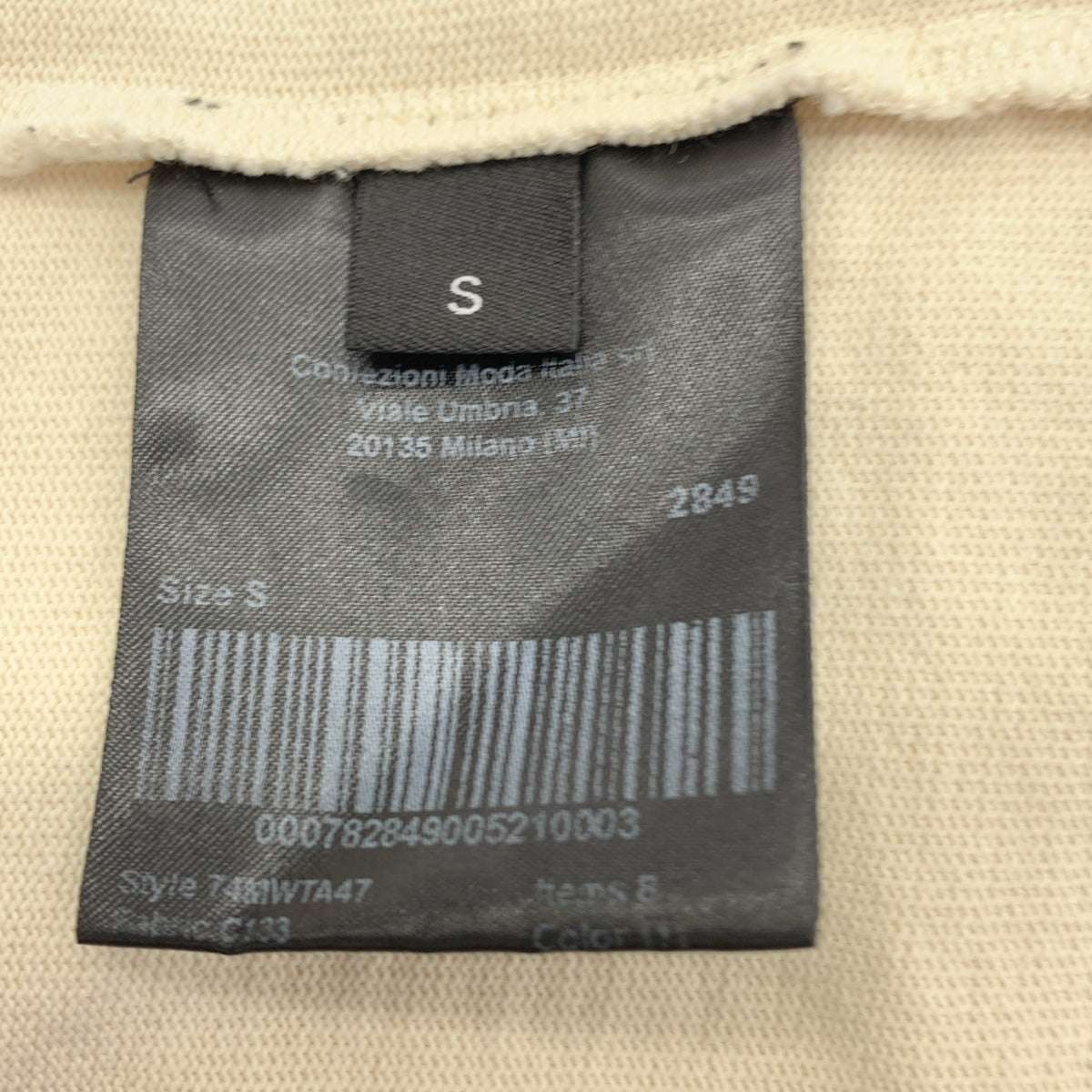 CALVIN KLEIN 205W39NYC / カルバンクライン 205ダブリュー39エヌワイシー | コットン ショルダーライン カットソー | S | メンズ