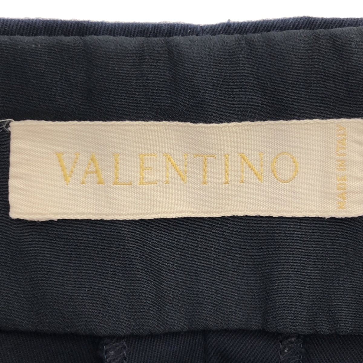 VALENTINO / 발렌티노 | 사이드 버튼 센터 스티치 스트레이트 팬츠 | 4 | 여성