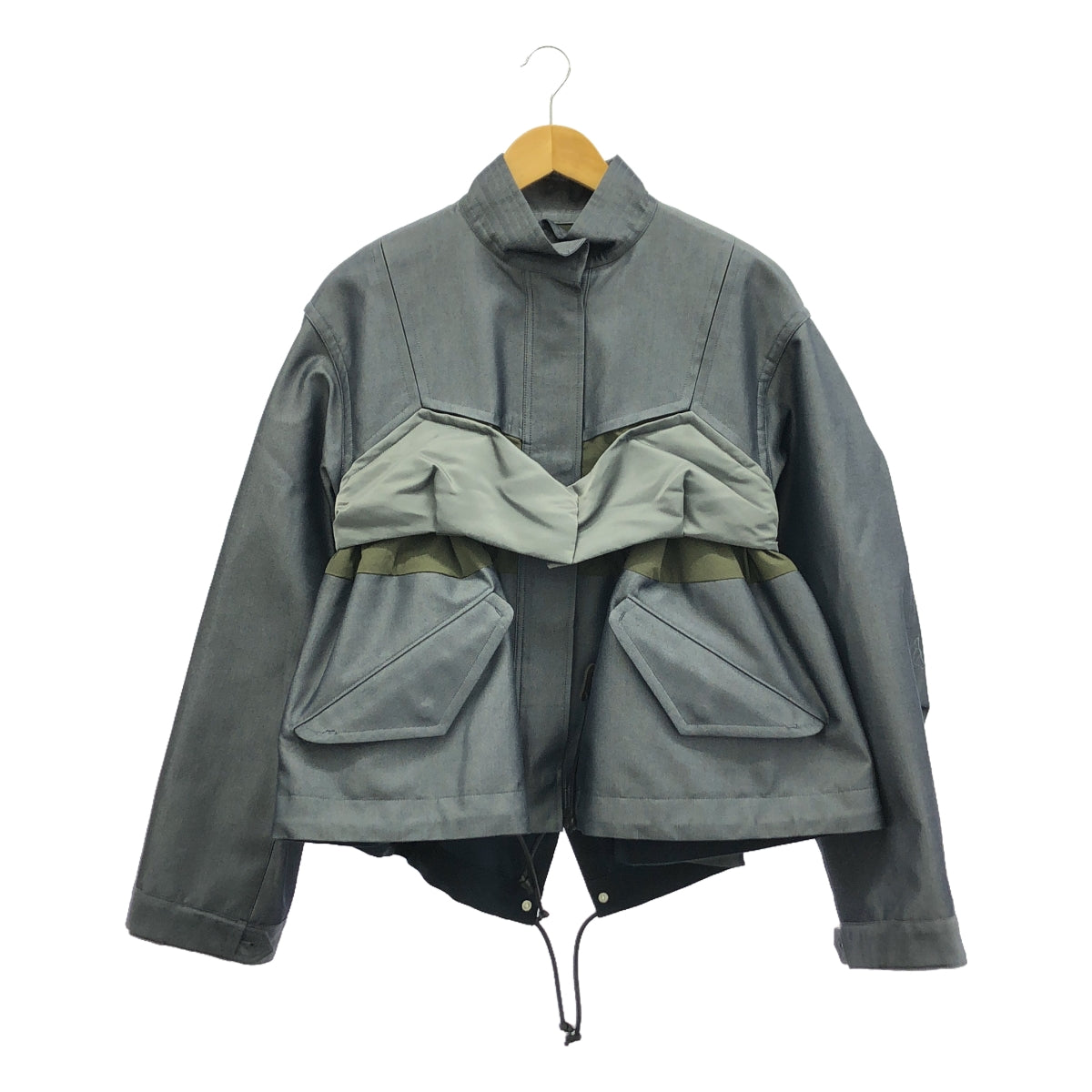 sacai / サカイ | 2022AW | Cotton Gabardine Mix Blouson コットン ギャバジン ミックス ブルゾン | 3 | レディース