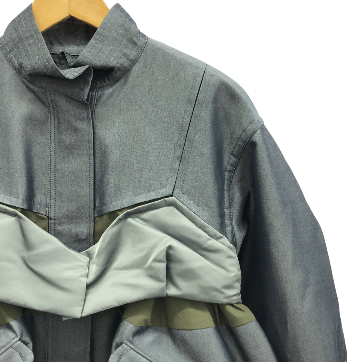 sacai / サカイ | 2022AW | Cotton Gabardine Mix Blouson コットン ギャバジン ミックス ブルゾン | 3 | レディース