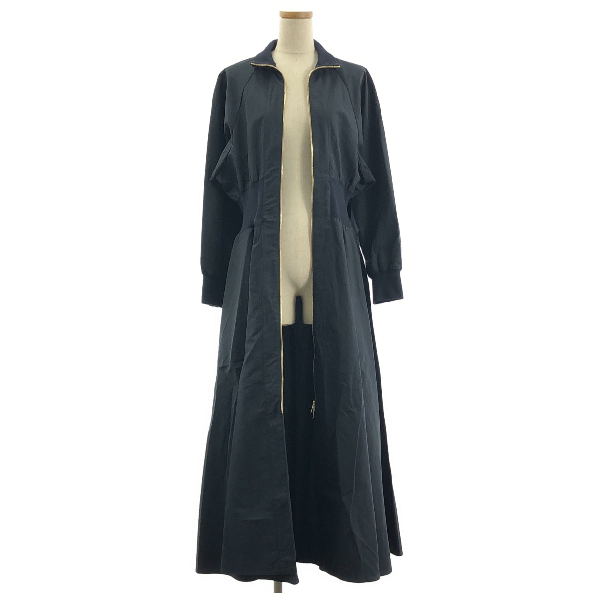 Curensology | 2024 秋冬 | 羅紋拉鍊喇叭裙 | F 碼 | 女款