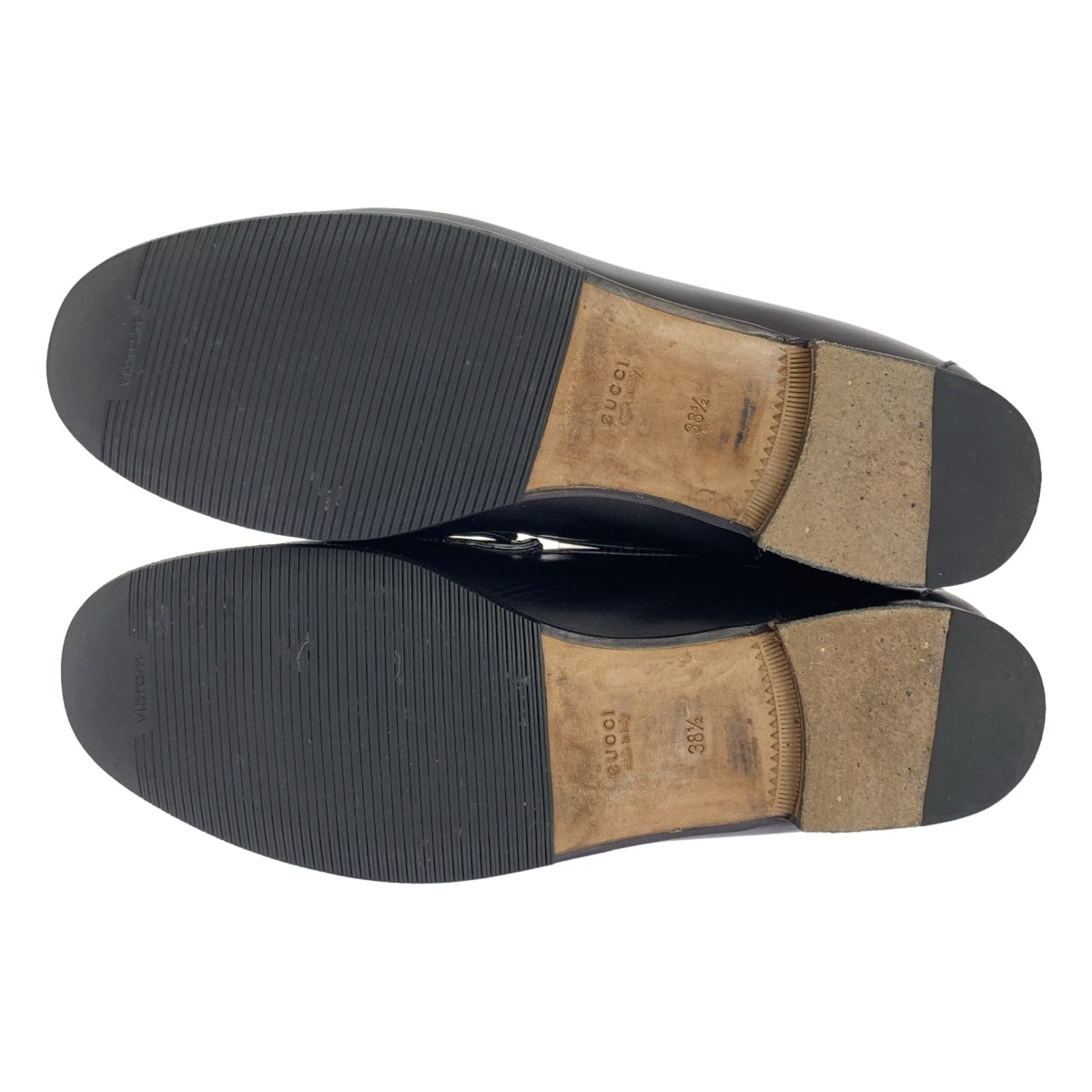 GUCCI / 구찌 | 1953 컬렉션 호스 비트 가죽 로퍼 | 38 1/2 | 여성