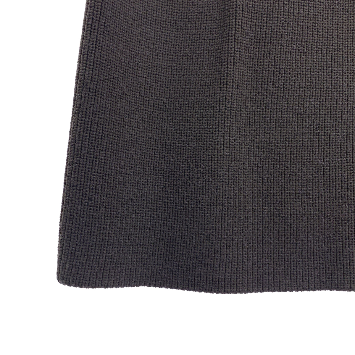 驚艷誘惑 | 羊毛高領開衩長針織洋裝 | M碼 | 深棕色 | 女款