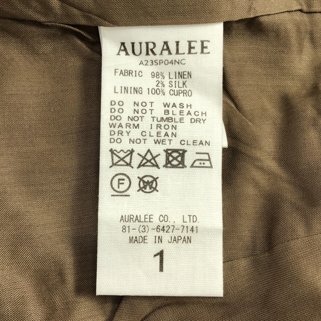 AURALEE / オーラリー | 2023SS | LINEN SILK CHECK PANTS リネン シルク チェック パンツ | 1 | レディース