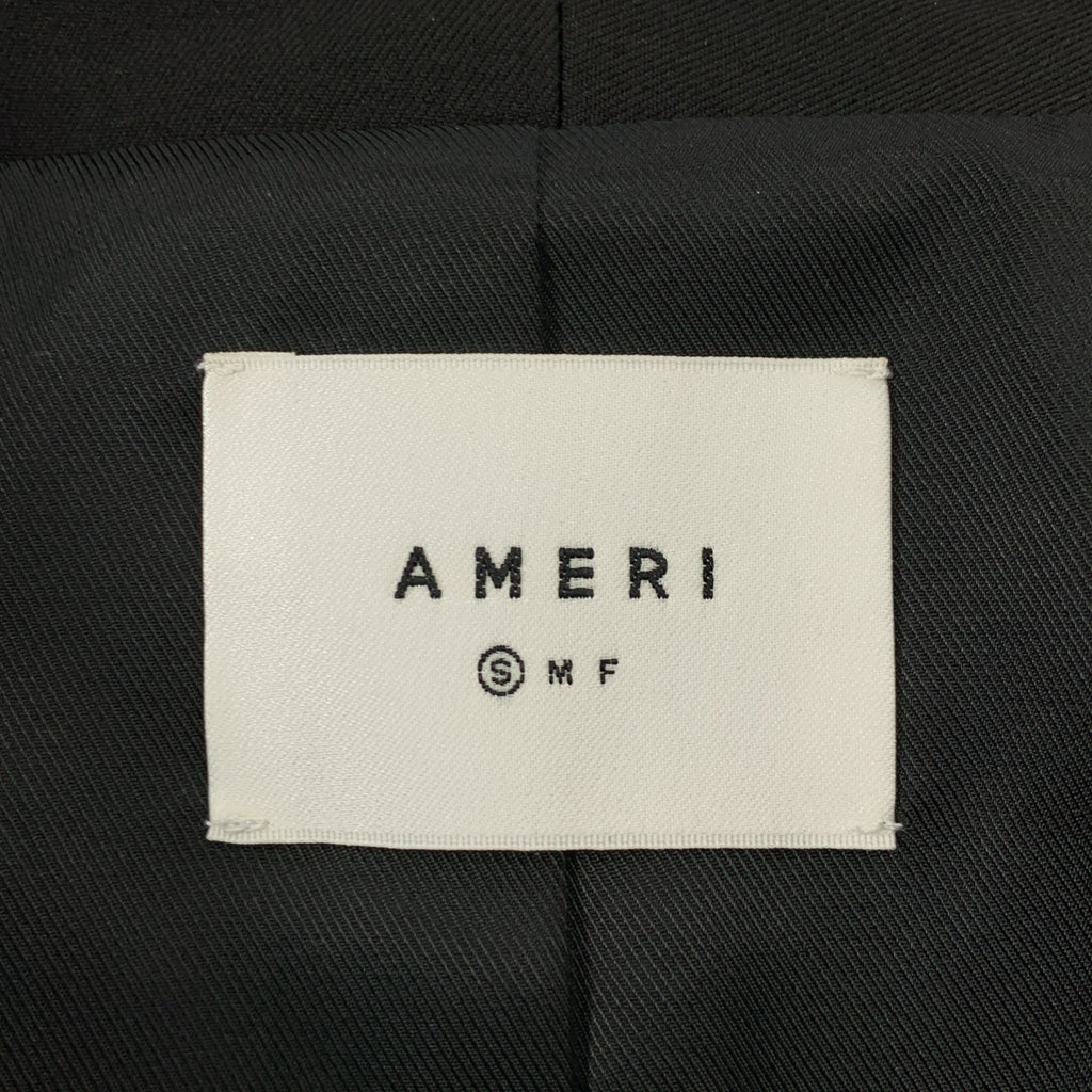 AMERI | 2024春夏玫瑰刺繡外套 | S碼 | 黑色 | 女款