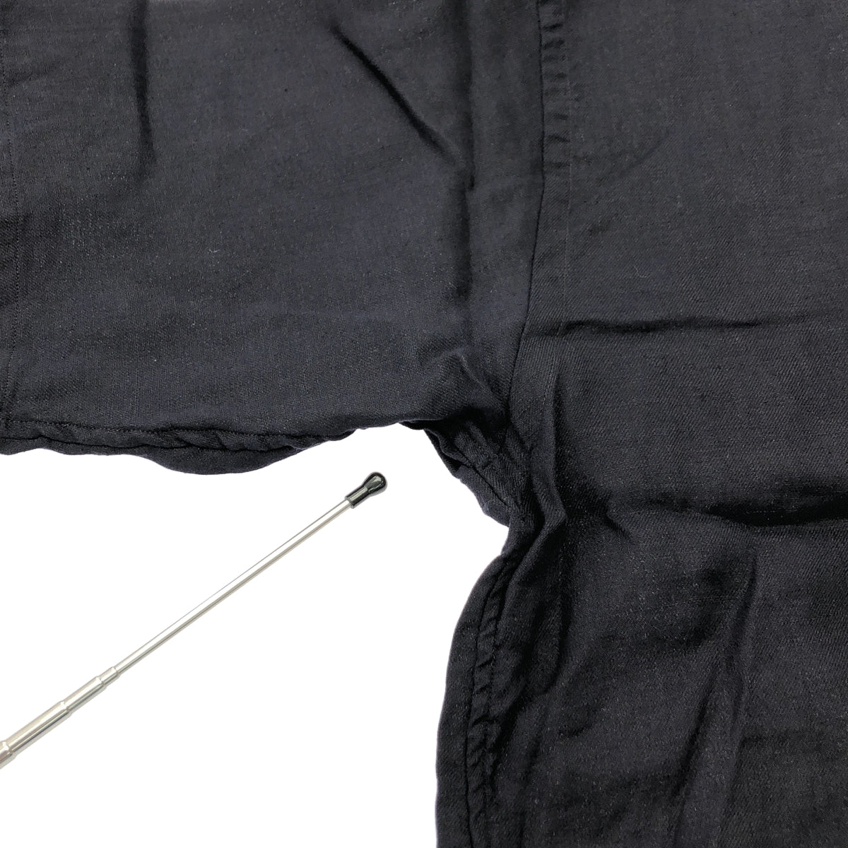 COMOLI | 2023 春夏 | 亞麻斜紋開領襯衫 | 2 碼 | 海軍藍 | 男款