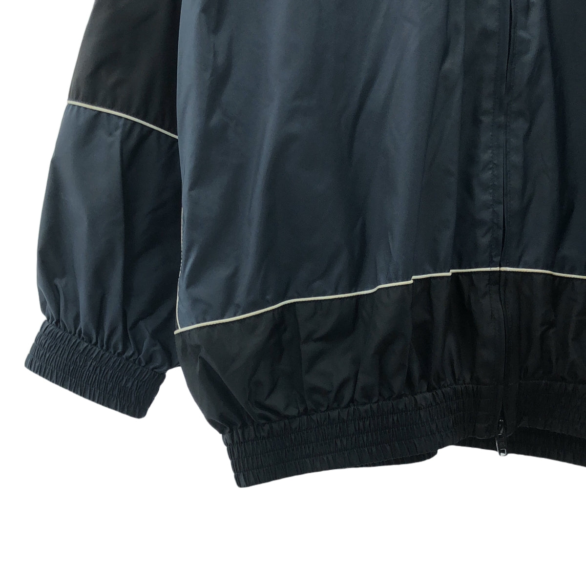 BALENCIAGA | 2020 | BB 標誌拼色尼龍外套 | 44 | 海軍藍/黑/白 | 男款