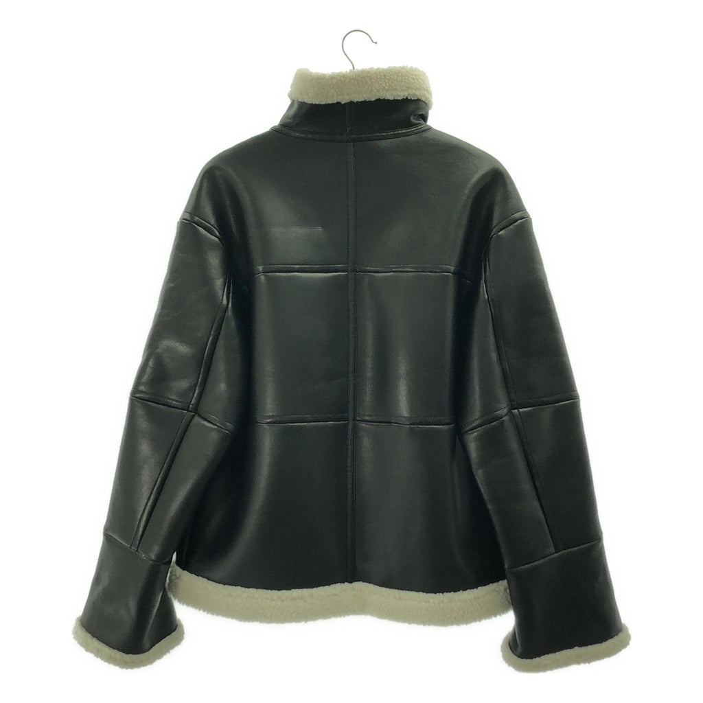 HELIOPOLE / 엘리오폴 | 에코 가죽 무톤 재킷 | 36 | 블랙 | 여성