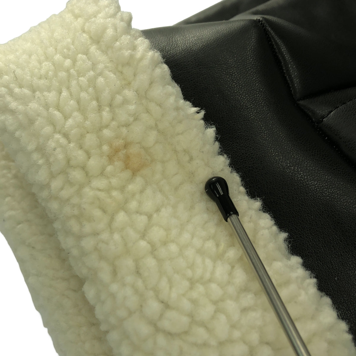 HELIOPOLE / 엘리오폴 | 에코 가죽 무톤 재킷 | 36 | 블랙 | 여성