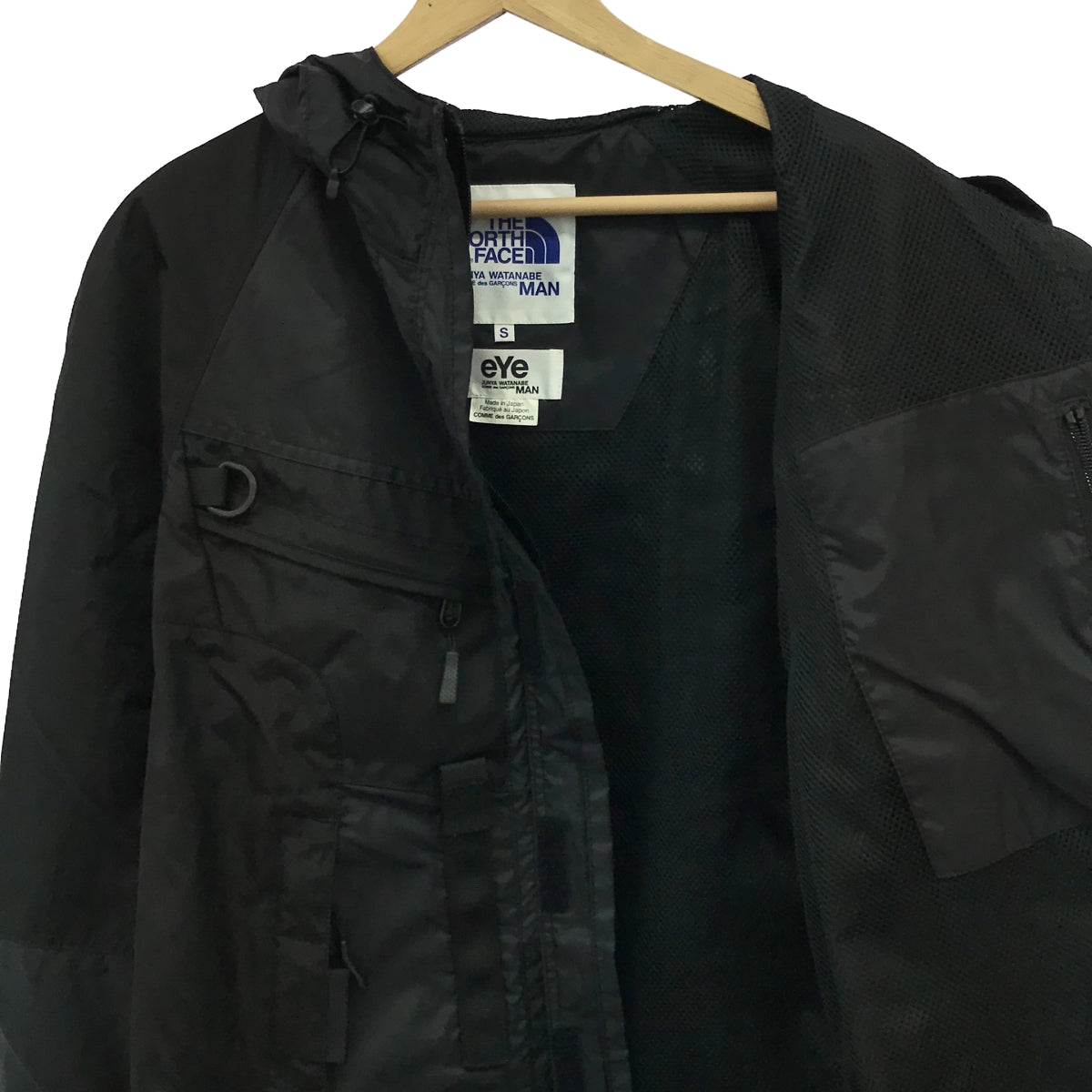 eye JUNYA WATANABE COMME des GARCONS MAN / アイジュンヤワタナベ マン | × THE NORTH FACE バッグカスタマイズ × ナイロンタフタ ジャケット | S | ブラック | メンズ