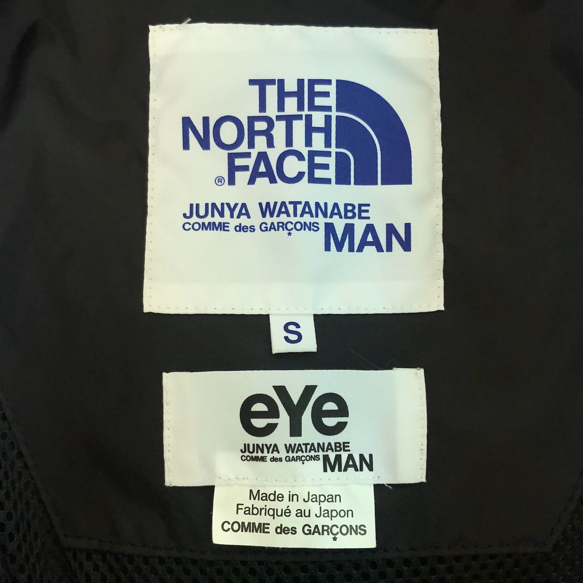 渡邊純彌 (JUNYA WATANABE) COMME des GARCONS MAN / 渡邊純彌 (Eye Junya Watanabe) 男士 | × THE NORTH FACE 包袋客製化 × 尼龍塔夫綢夾克 | S |黑色 |男士