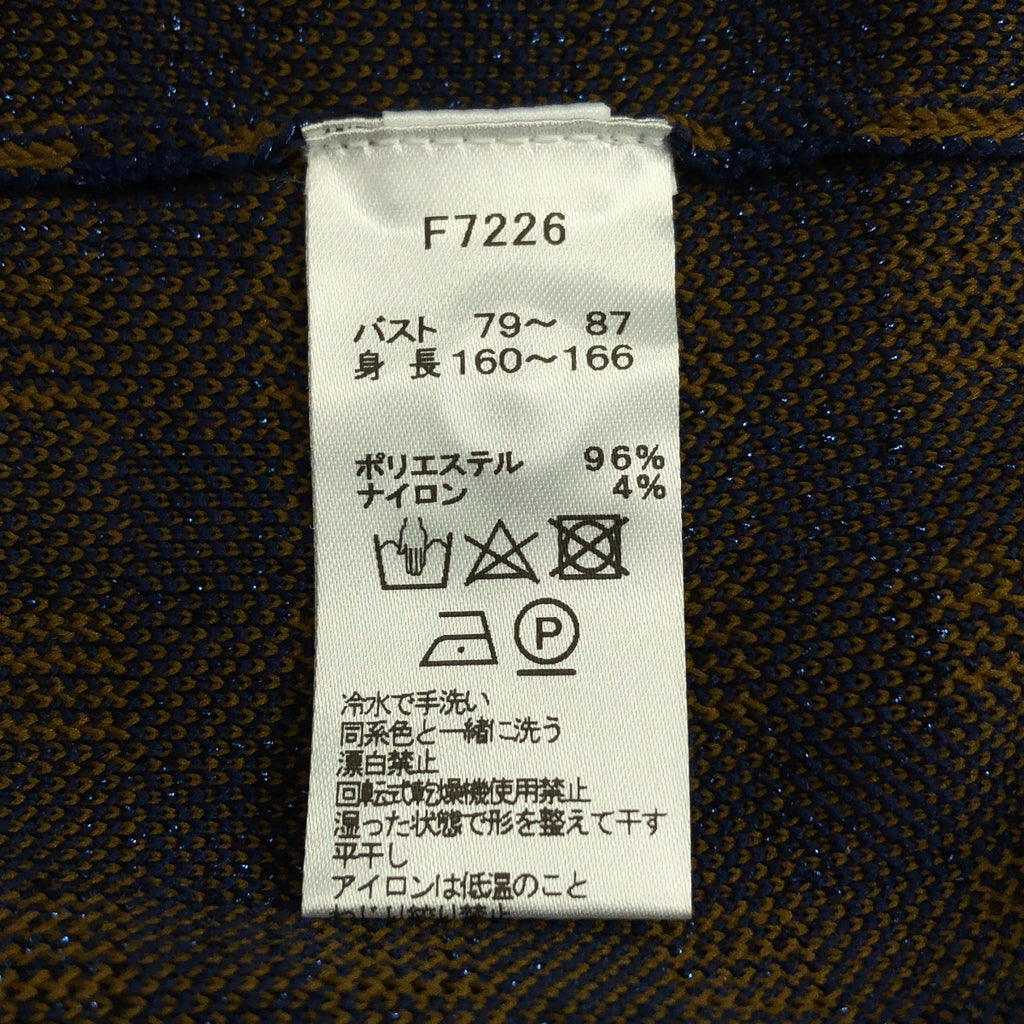 FRED PERRY / フレッドペリー | ギンガムチェック ニット ポロシャツ | 36 | レディース