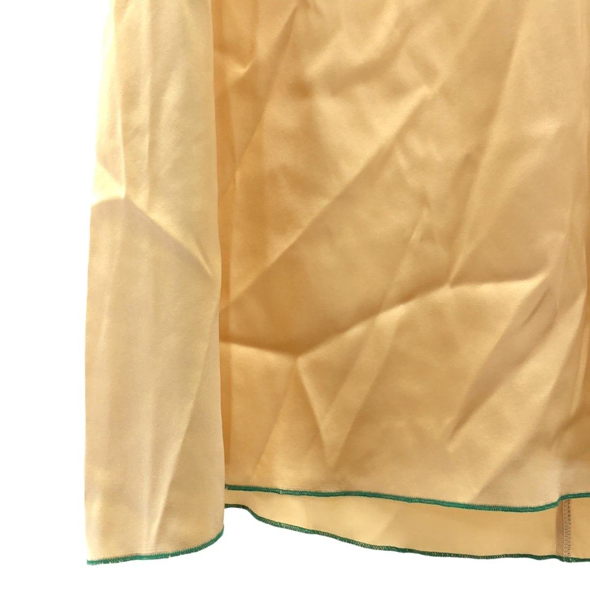 【美品】  BASErange / ベースレンジ | バイカラー レイヤードロングスカート | XS | ベージュ/オレンジ | レディース