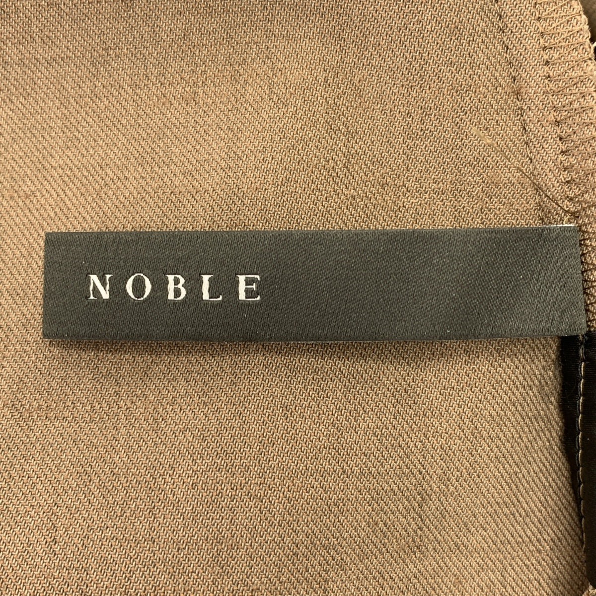 NOBLE / ノーブル | ウールMIXツイルレイヤードワンピース | 36 | レディース