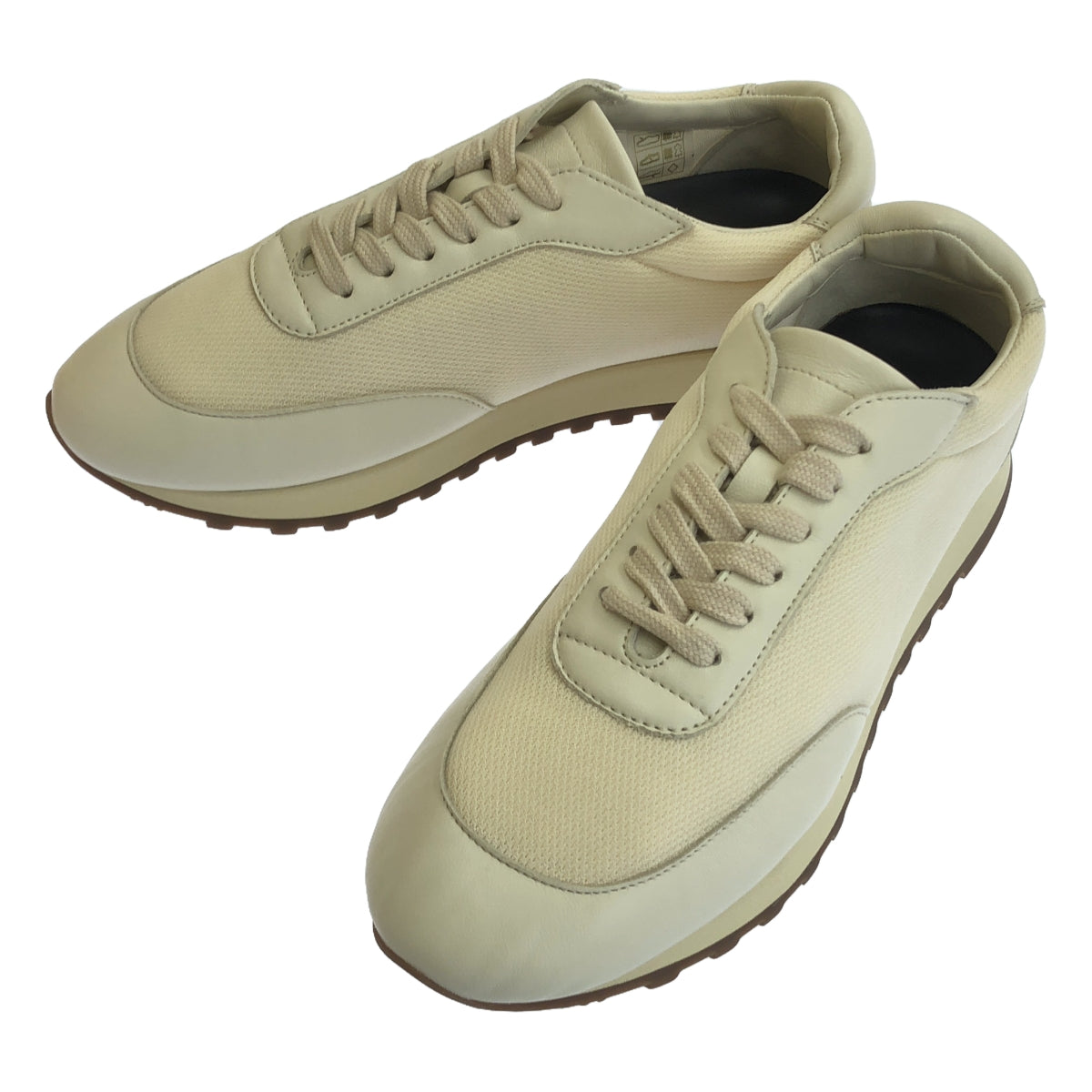 THE ROW / The Row | OWEN RUNNER / Leather-trimmed low-cut sneakers | 37.5 | Women's