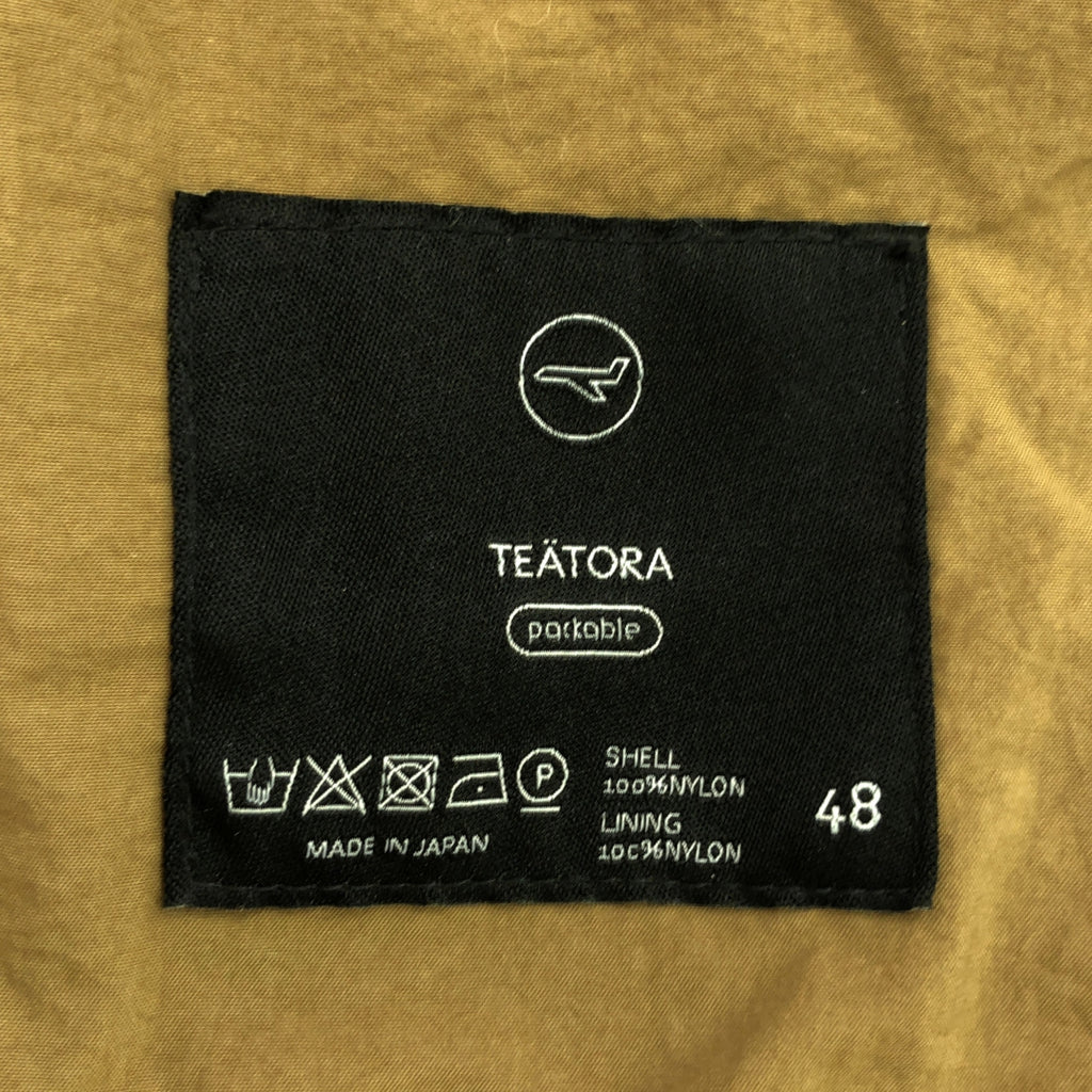 TEATORA / テアトラ | Wallet Coat P / ウォレット シングルコート パッカブル | 48 | ブラウン | メンズ