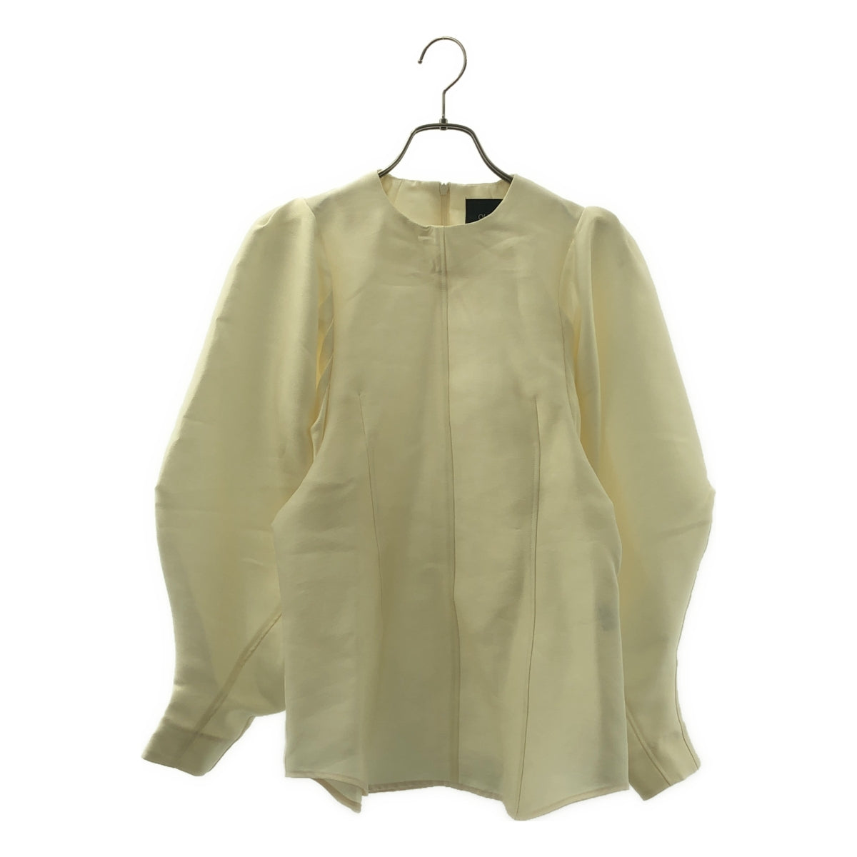 OHGA / オーガ | 2025AW | SATIN BLOUSE サテンブラウス | F | アイボリー | レディース