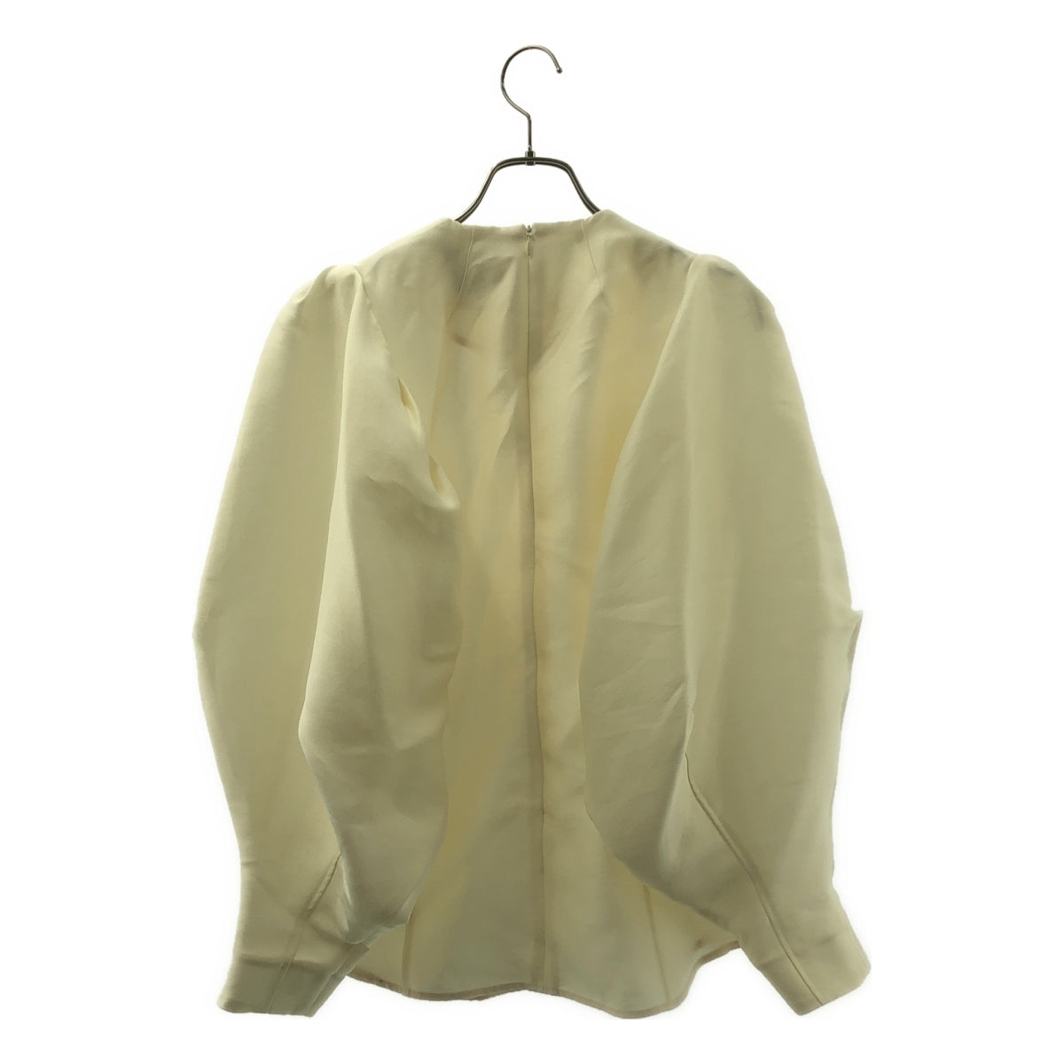 OHGA / オーガ | 2025AW | SATIN BLOUSE サテンブラウス | F | アイボリー | レディース
