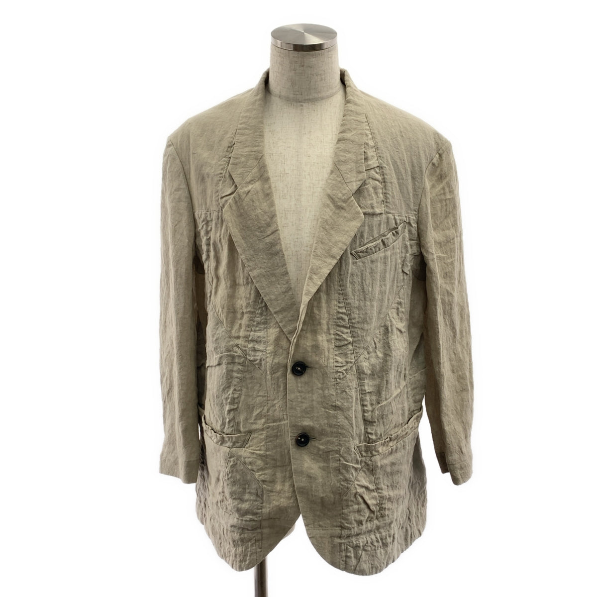 ziggy chen / ジギーチェン | 2025SS | Hidden Patchwork 2 Button Jacket / シングルブレスト オーバー ジャケット | 44 | メンズ