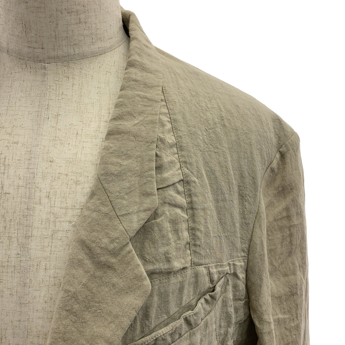 ziggy chen / ジギーチェン | 2025SS | Hidden Patchwork 2 Button Jacket / シングルブレスト オーバー ジャケット | 44 | メンズ