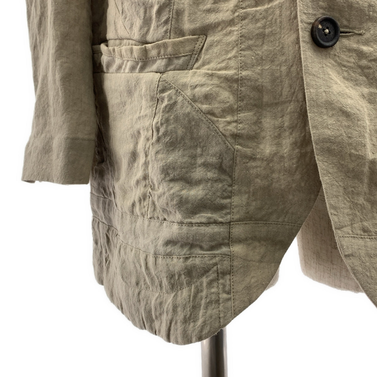 ziggy chen / ジギーチェン | 2025SS | Hidden Patchwork 2 Button Jacket / シングルブレスト オーバー ジャケット | 44 | メンズ