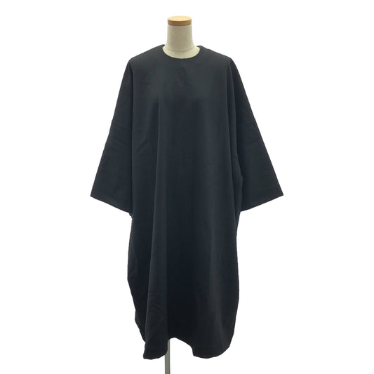 Dulcamara | Wool nylon square sleeve dress | F | Black | Women's