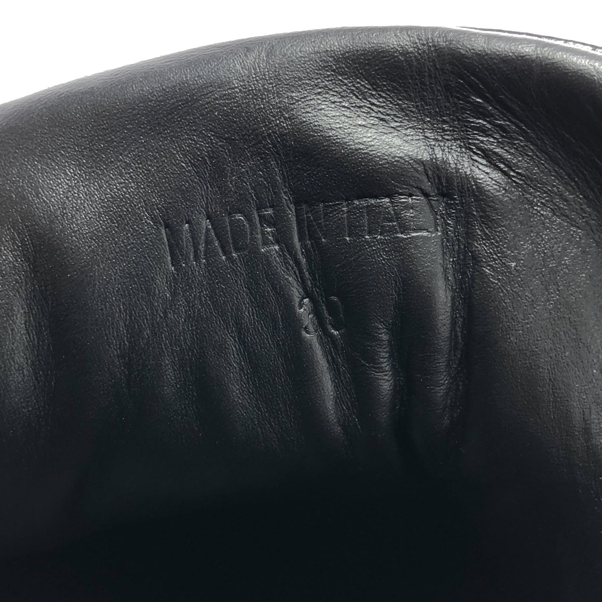 【新品】  MM6 Maison Margiela / エムエムシックスメゾンマルジェラ | 2019SS | ラミネートレザー ローカットスニーカー | 39 | ブラック / ピンク | レディース