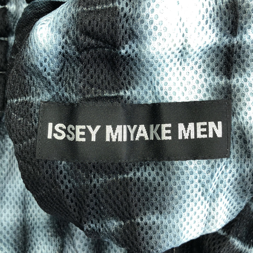 ISSEY MIYAKE MEN / 이세이미야케멘 | 2015SS | 메쉬 플리츠 지퍼 업 재킷 | 3 | 블랙 / 그레이 | 남성