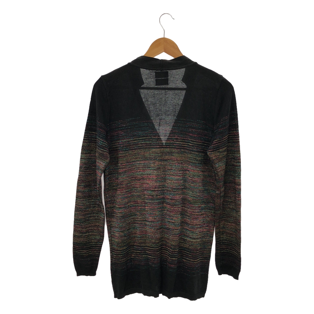 MIHARA YASUHIRO / MIHARA YASUHIRO | Neon glitter striped V-neck knit cardigan | S | Men's