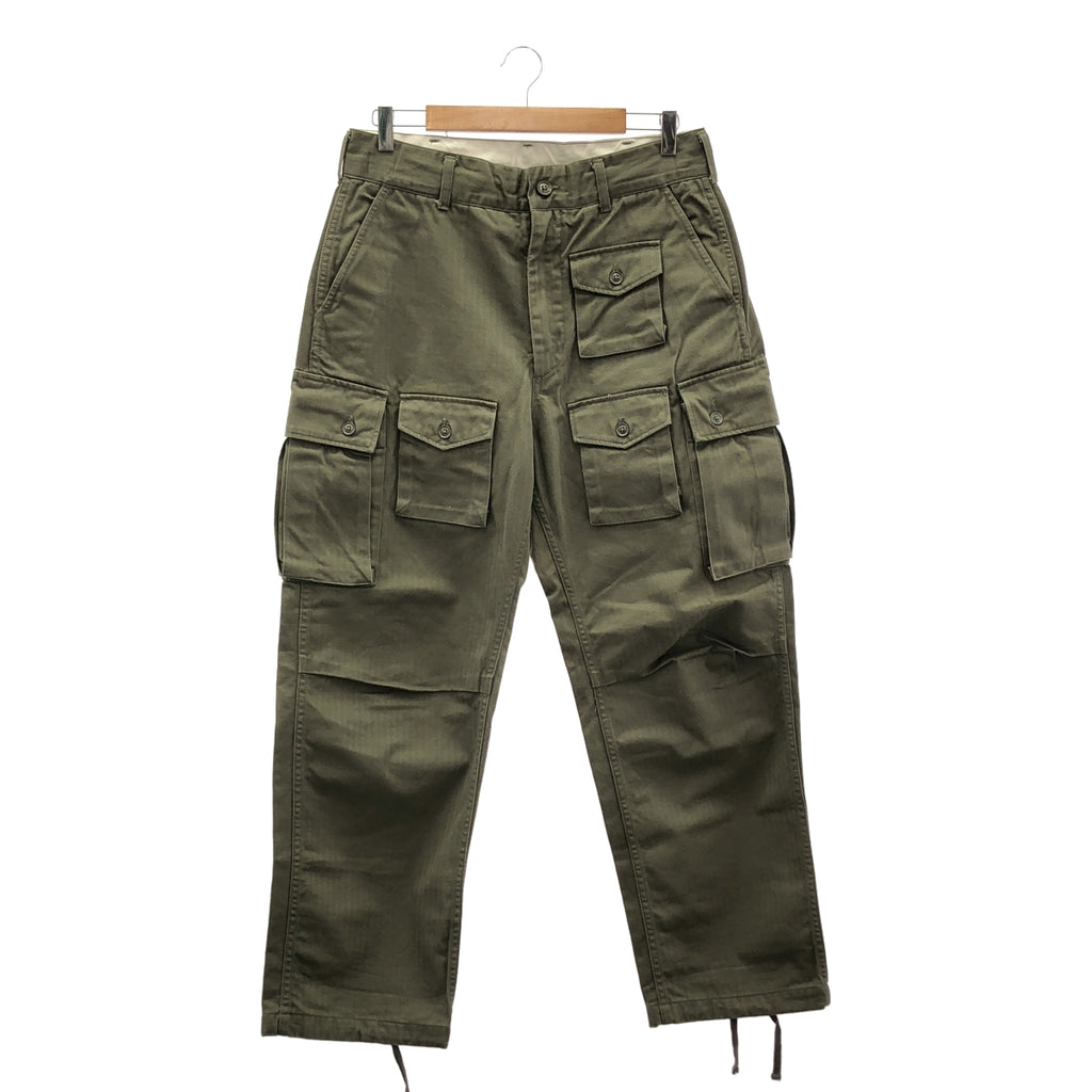 Engineered Garments / 엔지니어드 가멘츠 | FA PANT COTTON HERRINGBONE 카고 팬츠 헤링본 | S | 남성