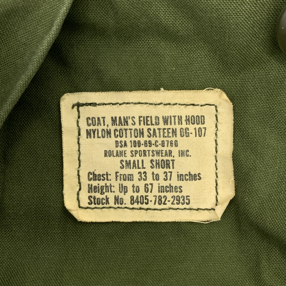 VINTAGE / 빈티지 헌 옷 | 1970s | GIBRALTAR INDUSTRIES / M-65 USARMY M-65 Field Jacket / 밀리터리 필드 재킷 / 착탈가능 라이너 포함 | S | 맨즈
