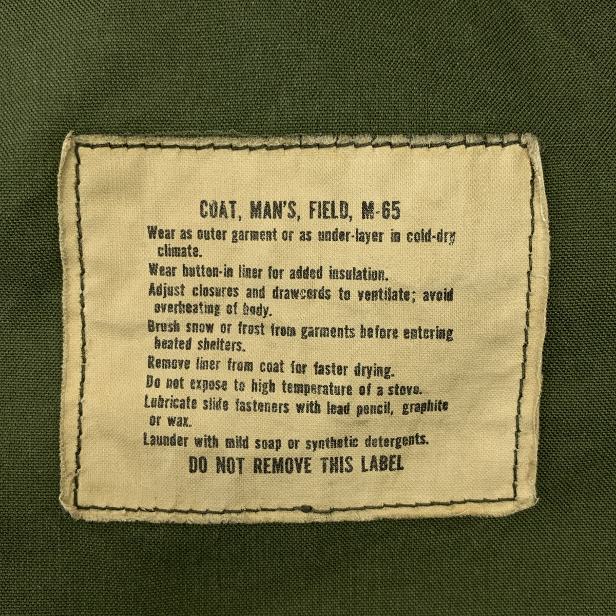 VINTAGE / 빈티지 헌 옷 | 1970s | GIBRALTAR INDUSTRIES / M-65 USARMY M-65 Field Jacket / 밀리터리 필드 재킷 / 착탈가능 라이너 포함 | S | 맨즈