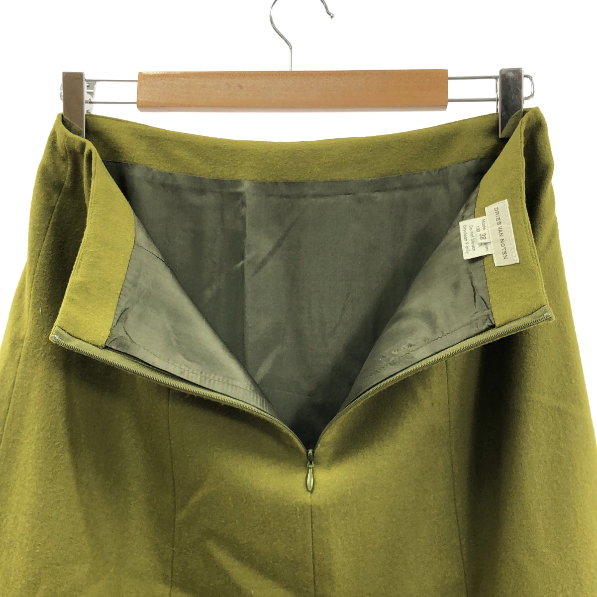 DRIES VAN NOTEN | 羊毛褶皺長裙 | 38碼 | 女款