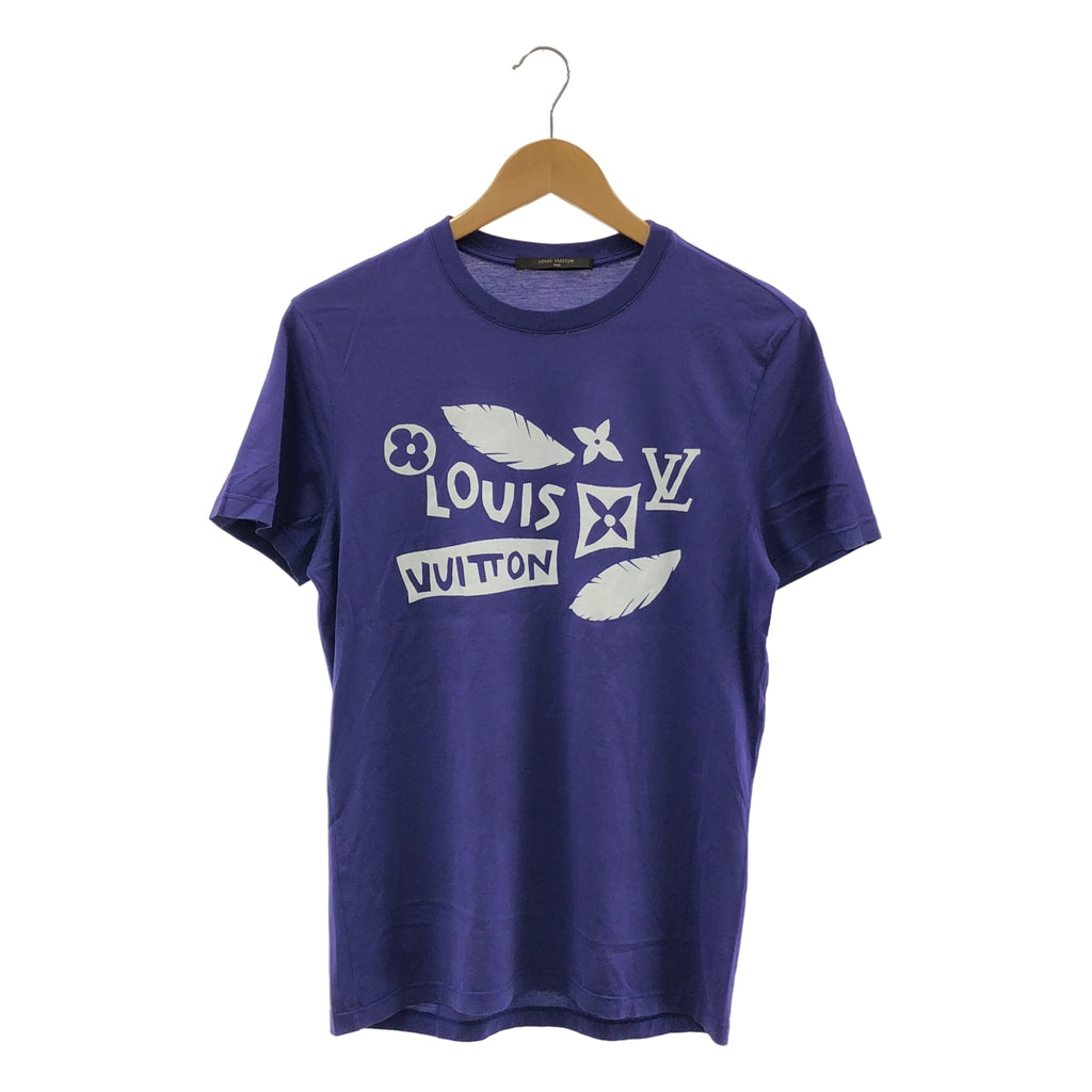 Louis Vuitton / ルイヴィトン | コットン ロゴ プリント Tシャツ | XS | メンズ