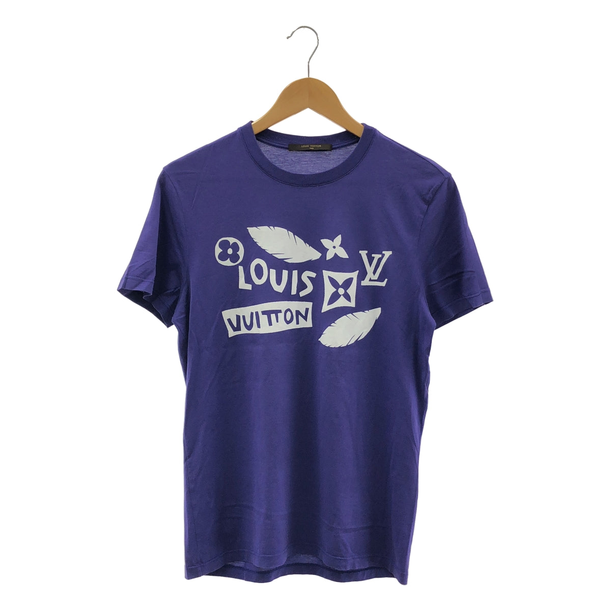 Louis Vuitton / ルイヴィトン | コットン ロゴ プリント Tシャツ | XS | メンズ