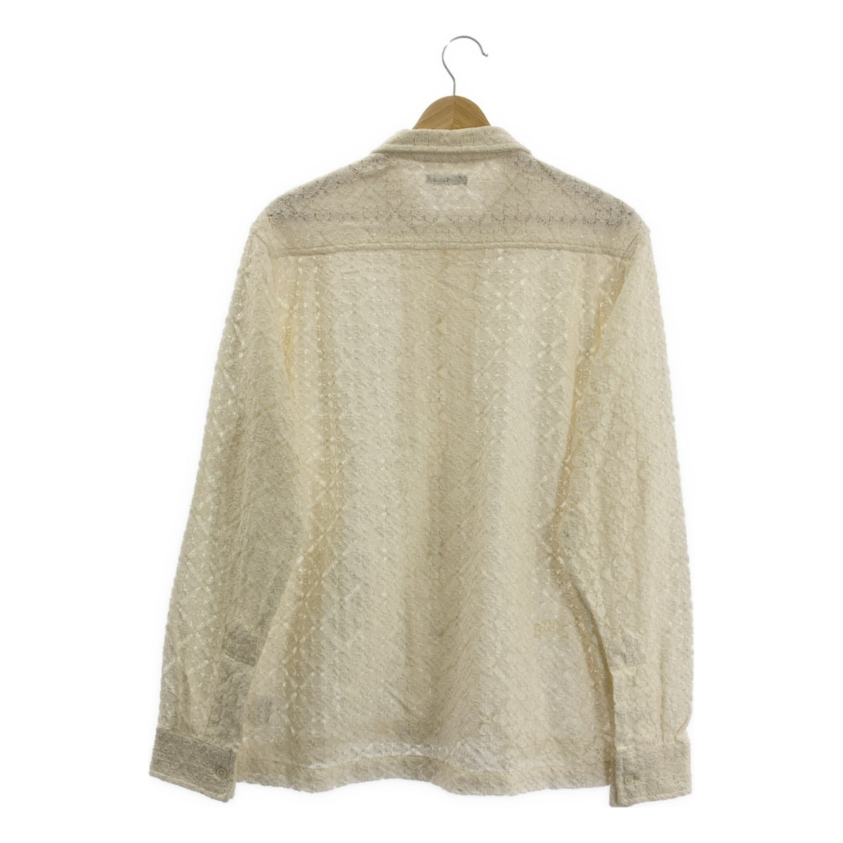 BODE / ボーディ | 2023SS | TILE LACE LS SHIRT タイルレースシャツ | S/M |