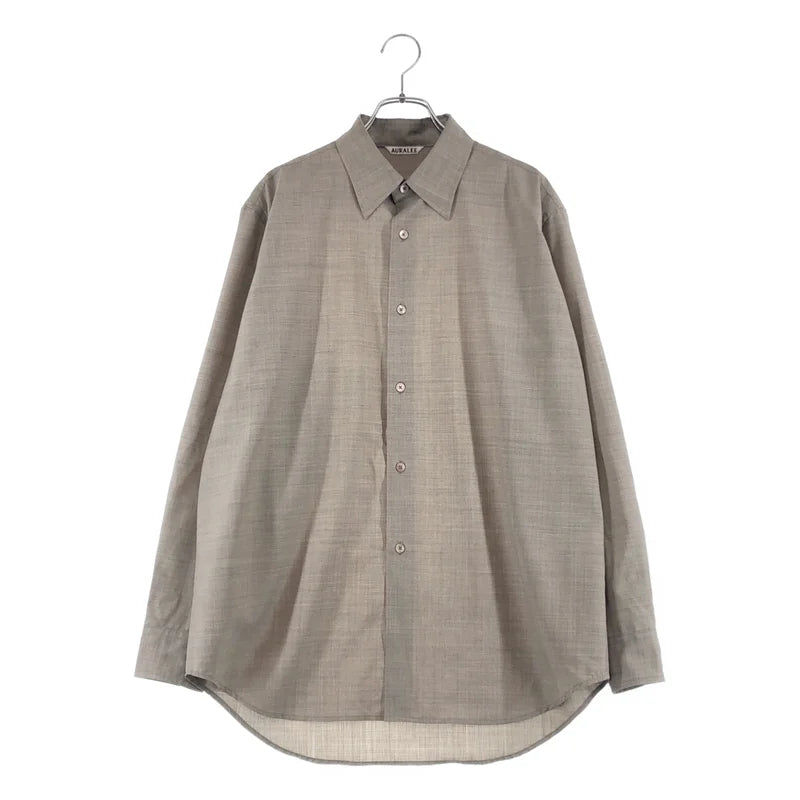 AURALEE / オーラリー | 2025SS | SUPER FINE TROPICAL WOOL SHIRT シャツ | 3 | メンズ