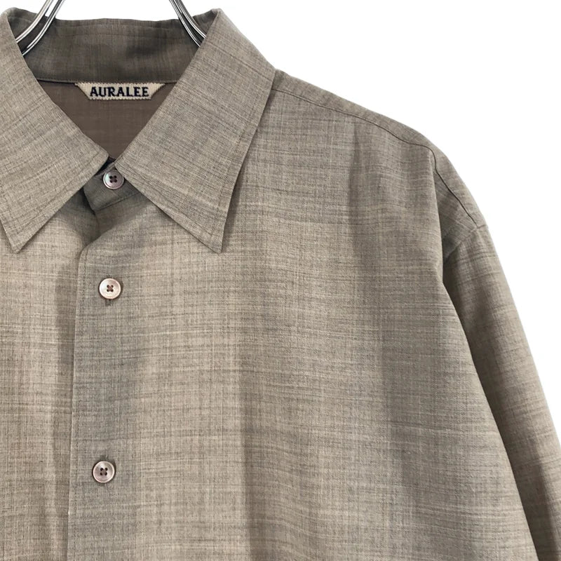 AURALEE / オーラリー | 2025SS | SUPER FINE TROPICAL WOOL SHIRT シャツ | 3 | メンズ