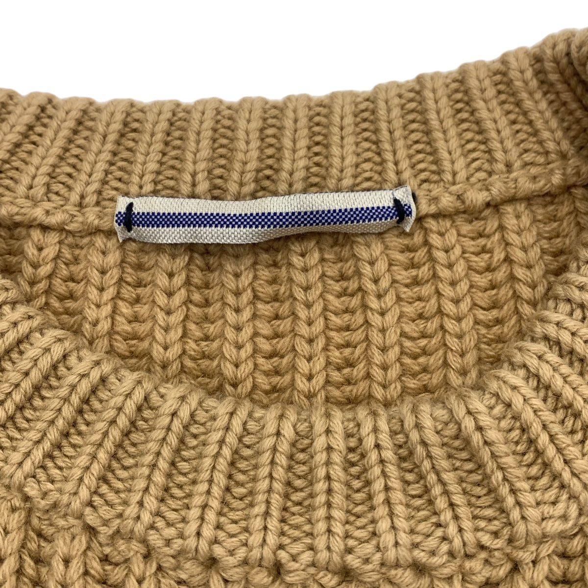 Cristaseya / Cristaseya | 100% 幼駝絨 / 幼駝絨針織毛衣 | M | 淺棕色 | 男款