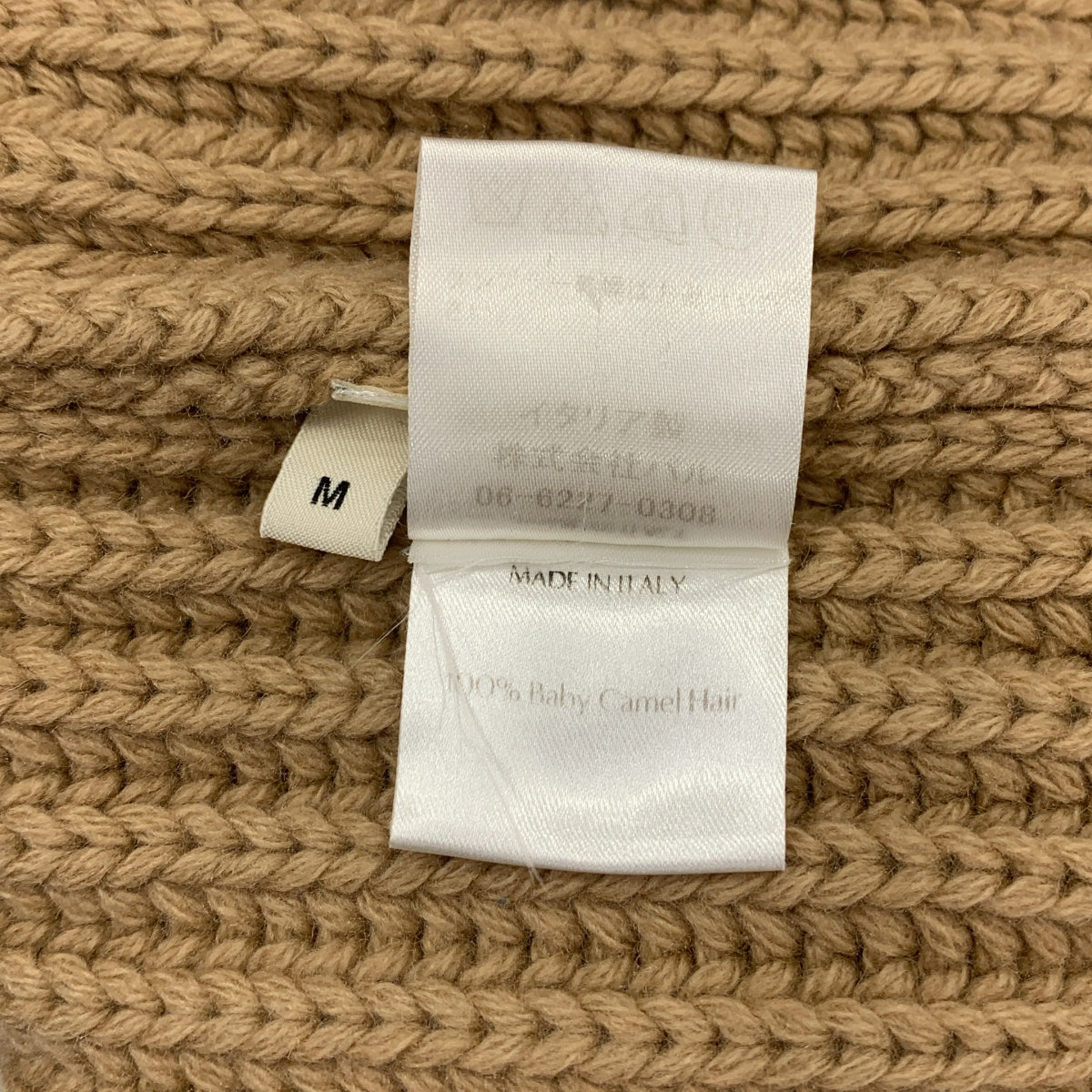 Cristaseya / Cristaseya | 100% 幼駝絨 / 幼駝絨針織毛衣 | M | 淺棕色 | 男款